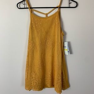 Laced Yellow Tank!